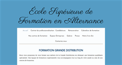 Desktop Screenshot of esfa-employeur.com